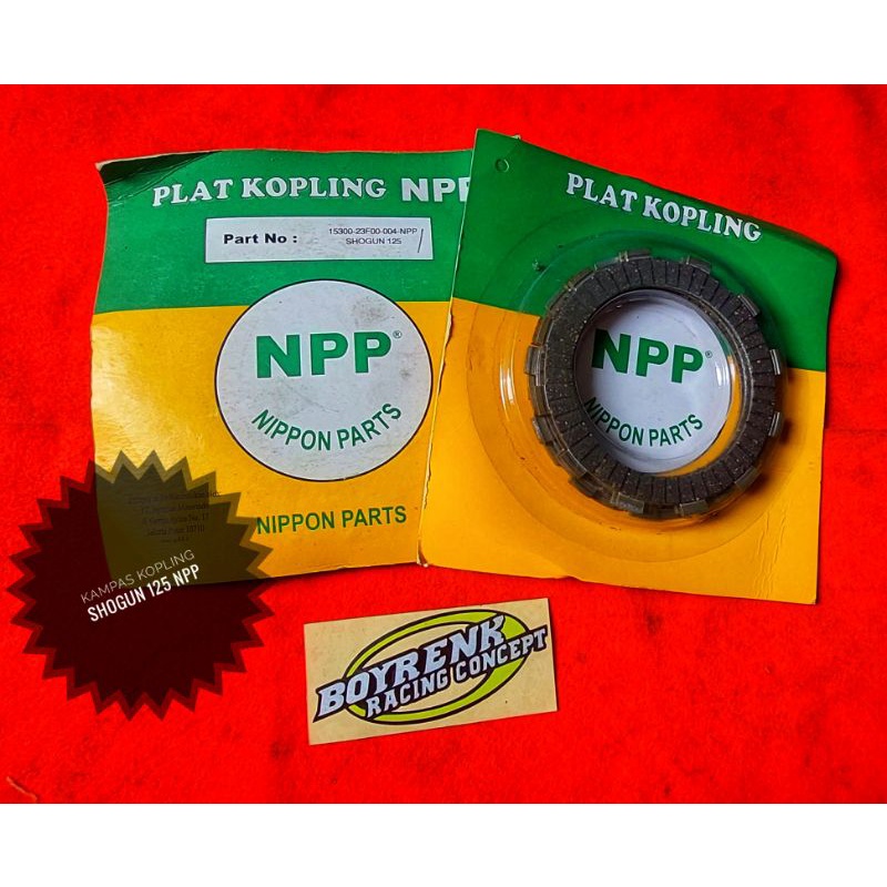 Plat Kampas Kopling SHOGUN 125 KODE 23F NPP-BOYRENK RACING