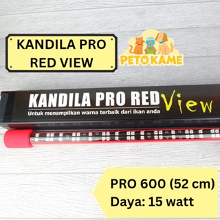 Jual Kandila Pro Red View 600 | LAMPU LED VIEW AQUARIUM IKAN ARWANA