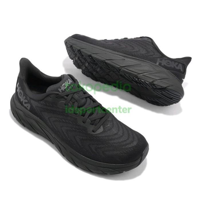 Hoka Arahi 6 Womens Road Running Shoes - Black / Black