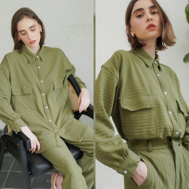 ALEZA LABEL || HYENA SHIRT OLIVE