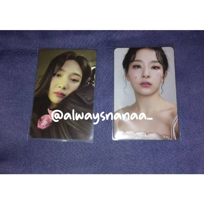 (BOOKED) PC PHOTOCARD OFFICIAL RED VELVET SEULGI NUNMUL PSYCHO JOY ORGEL FMR