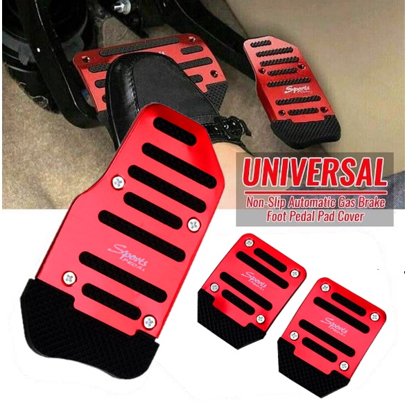 Cover Pedal Gas Rem Mobil Anti Slip Car Pedal Sports Manual Automatic Universal / Pijakan Cover Pedal / Pedal Mobil Manual Automatic Universal