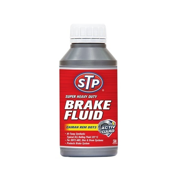 STP Brake Fluid (Cairan Minyak Rem) DOT 3 Mobil Motor 300 ml PUTIH