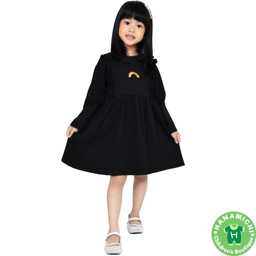 Hanamichi AIRA Dress Anak Premium Lengan Panjang Balita