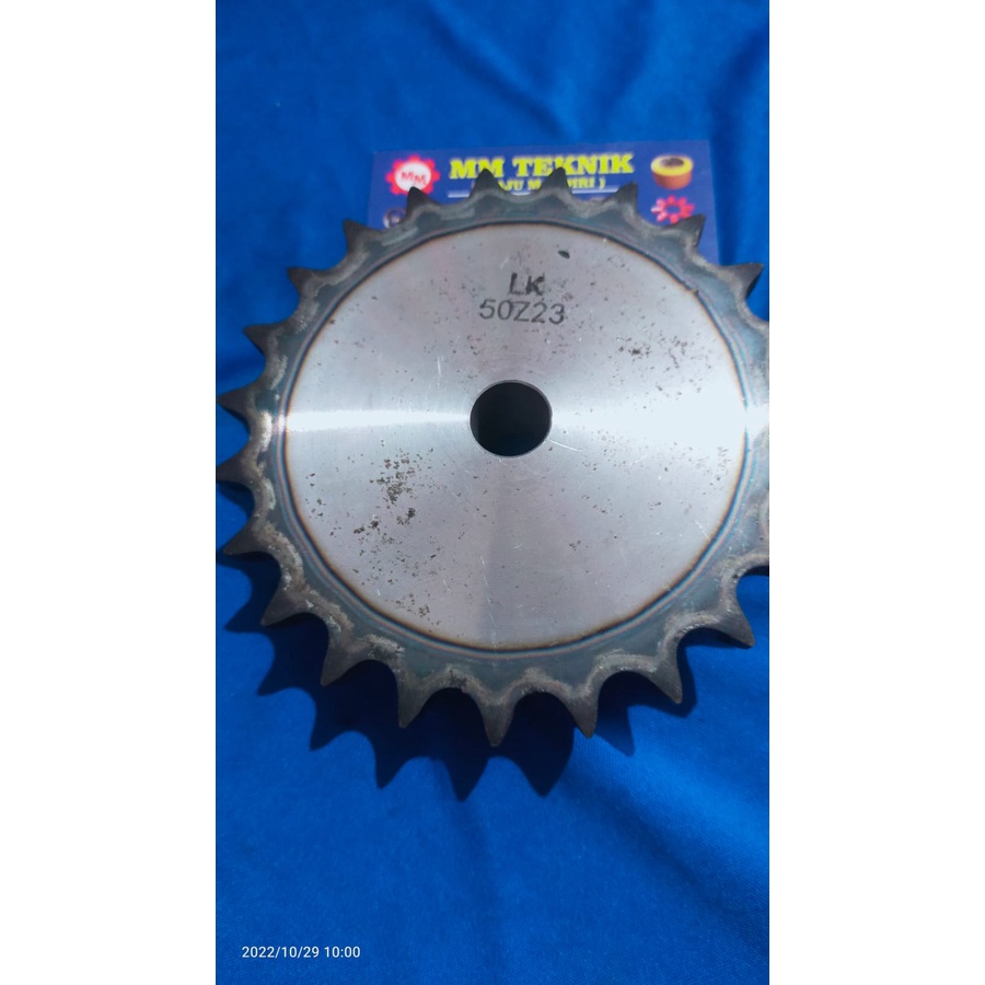 Sprocket RS 50 x 23 T Gear Rantai Single Gir gigi Z 23T RS50 -1 50Z23 50X23T 50-1 tipe B Sproket spr 50-23T 50x1x23T 50-1-23T