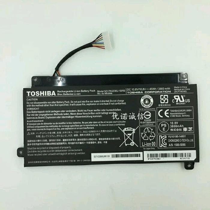 Baterai Batray Laptop Original Toshiba Satellite E45 E45W P55W PA5208