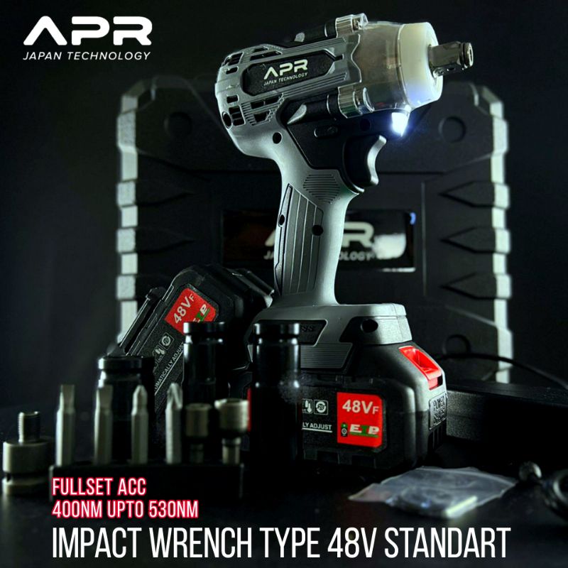 Jual impact wrench APR JUMBO 48V 88V MESIN BOR HUJIA JLD PEMBUKA BAUT