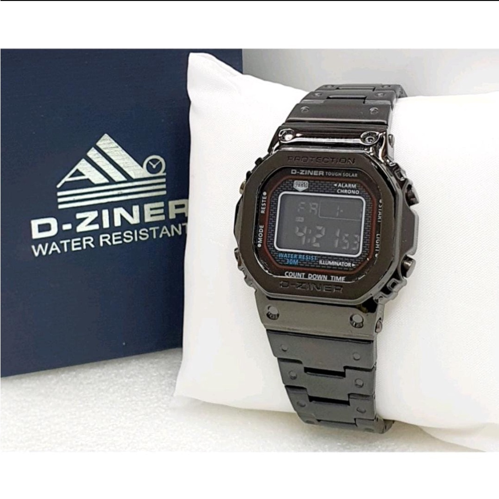 COD✅ JAM TANGAN PRIA DZINER 8247 DIGITAL ORIGINAL ANTI AIR / JAM TANGAN D-ZINER GMW5000/GMB5000 RANTAI STAINLESS WATER RESISTANCE 30 M ( FREE BOX + KARTU GARANSI )