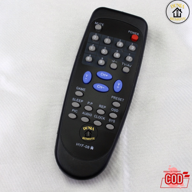 Remot Remote TV TABUNG CHINA MITOCHIBA tipe HYF08 tanpa setting