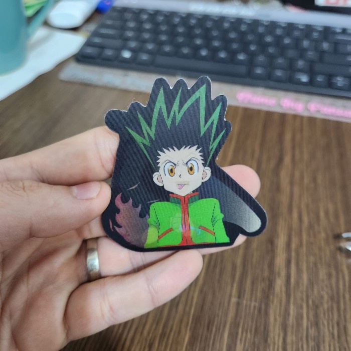 

STIKER 3D MOTION LENTICULAR ANIME - DK0260 - Hunter x Hunter - Gon