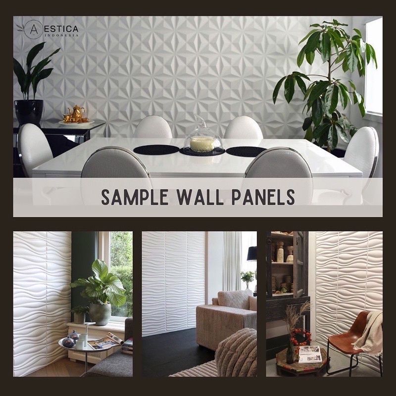 Wallpaper 3D PVC / wallpaper dinding