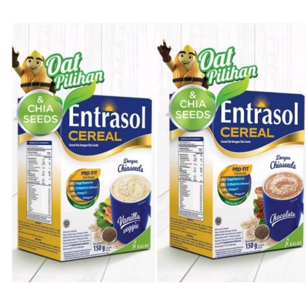 Entrasol quick start cereal 5x30gr sereal sarapan pagi diet