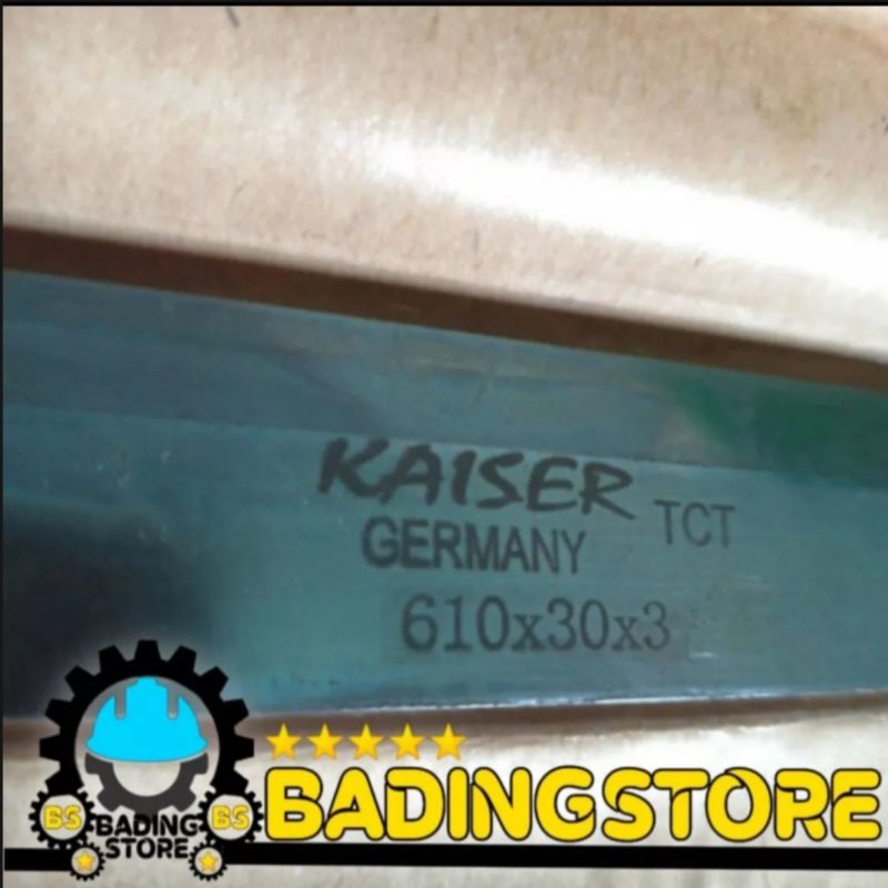 Mata Pisau Planer TCT 610 X 30 X 3mm TCT PLANER KNIFE KAISER Mata Pisau Serut Kayu TCT 610x30x3mm