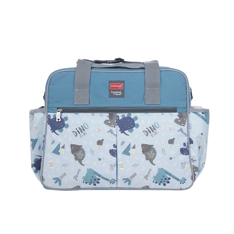 DIALOGUE BABY TAS BAYI BESAR + TEMPAT BOTOL SUSU DINO FUN SERIES DGT7254