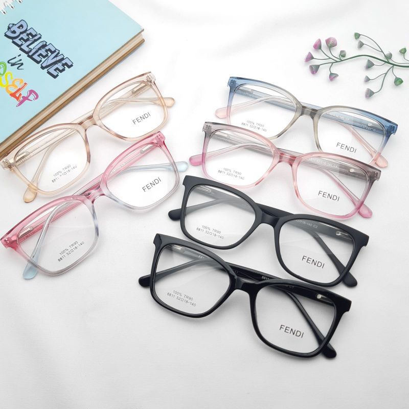 KACAMATA WANITA ANTI RADIASI TERBARU 8811 | KACAMTA PAHOTOCRMIC ANTI RADIASI | KACAMATA MINUS | KACA