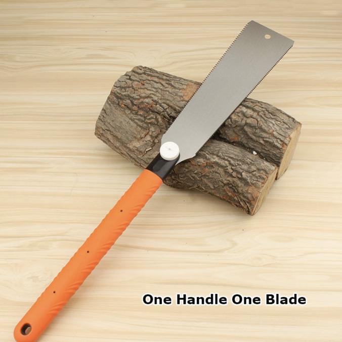 IKURA Gergaji Jepang Ryoba Double Edge 2 sisi Tajam Saw Rip Cut Cross