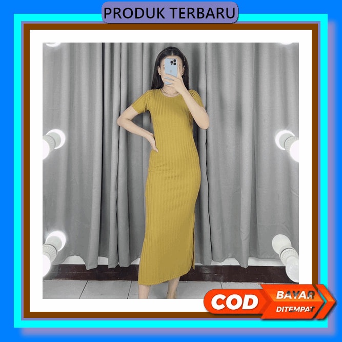 Trend Baju Cheongsam Wanita Dewasa Dress Shanghai Dress Jialing Brukat Gaun Modis Pesta Party Natal 