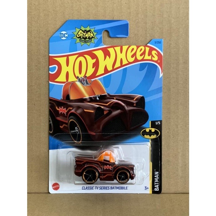 Hotwheels Batman Classic TV Series Batmobile Merah Tua 1/5 Lot A 2023