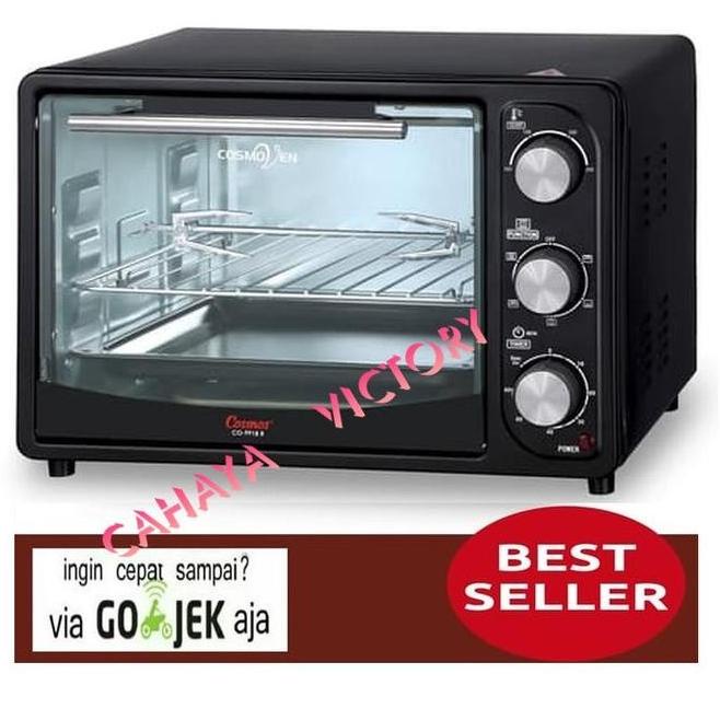Top Oven Listrik Low Watt Cosmos Co-9918R - 18Ltr With Rotisserie 600W Tetehshop121