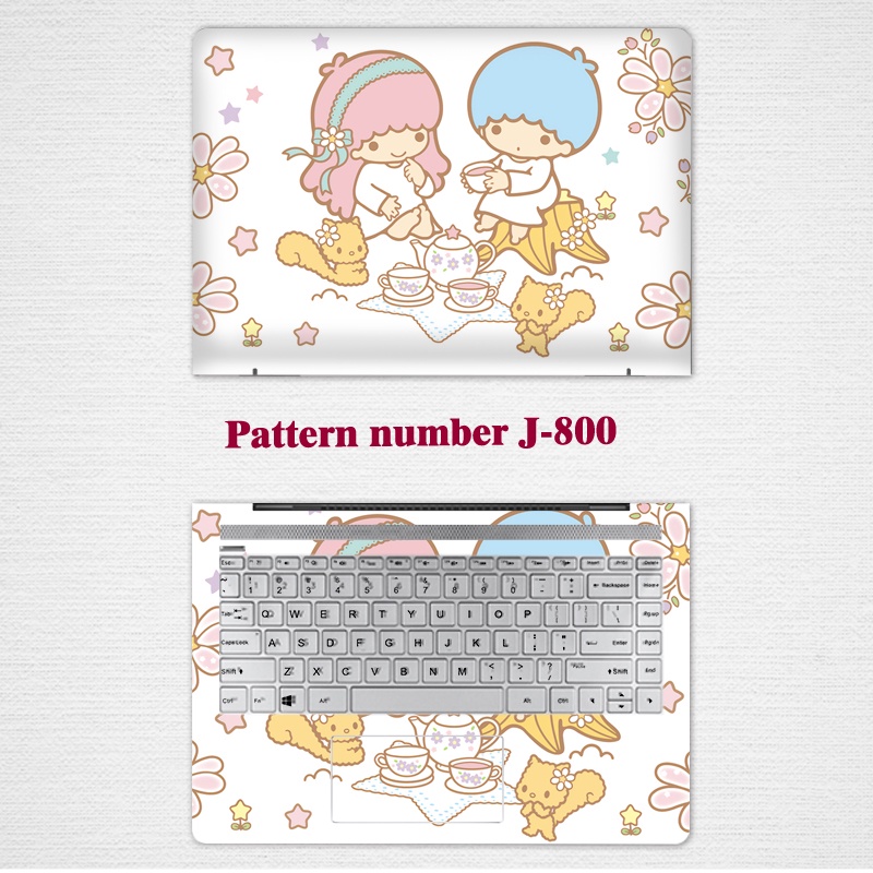 2 Pcs Stiker Pelindung laptop Universal Motif Pemandangan Bahan VINYL Ukuran 12 13 14 15.6 Inch HP ProBook 440 G8 15-EG 845 G7 14s-FQ 14s-dk