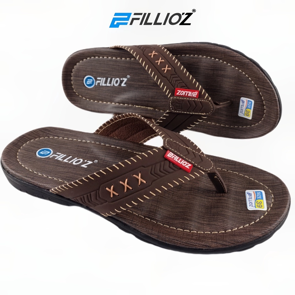 Sandal Cowok / Sandal Pria / Sandal Laki- laki Kulit Distri Original Fillioz WILLIAM