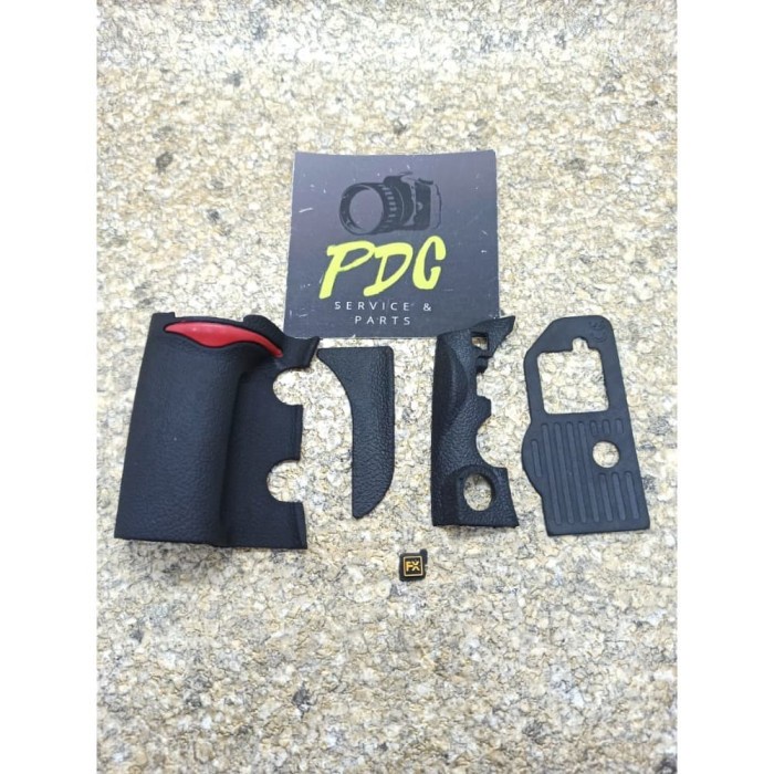 Karet Rubber Grip Body Set Nikon D700 Komplit