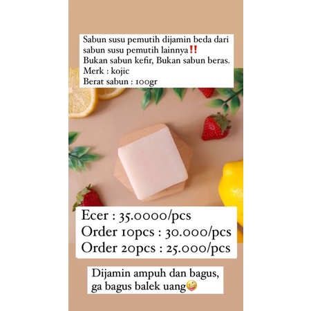 Whitening Milk Soap Viral
