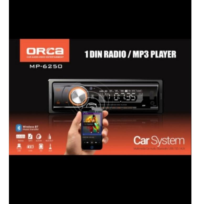 Tape Mobil Mp3 Bluetooth ORCA Mp 6520 Mp3 ORCA Bluetooth ORCA Single din Bluetooth ◦ KBJ.31Oc22ᵂ