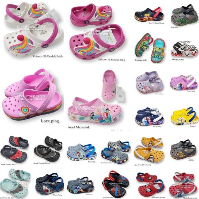 Sandal Crocs Anak Perempuan Original Crocs Anak