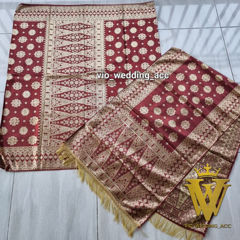 songket (kain+selendang)