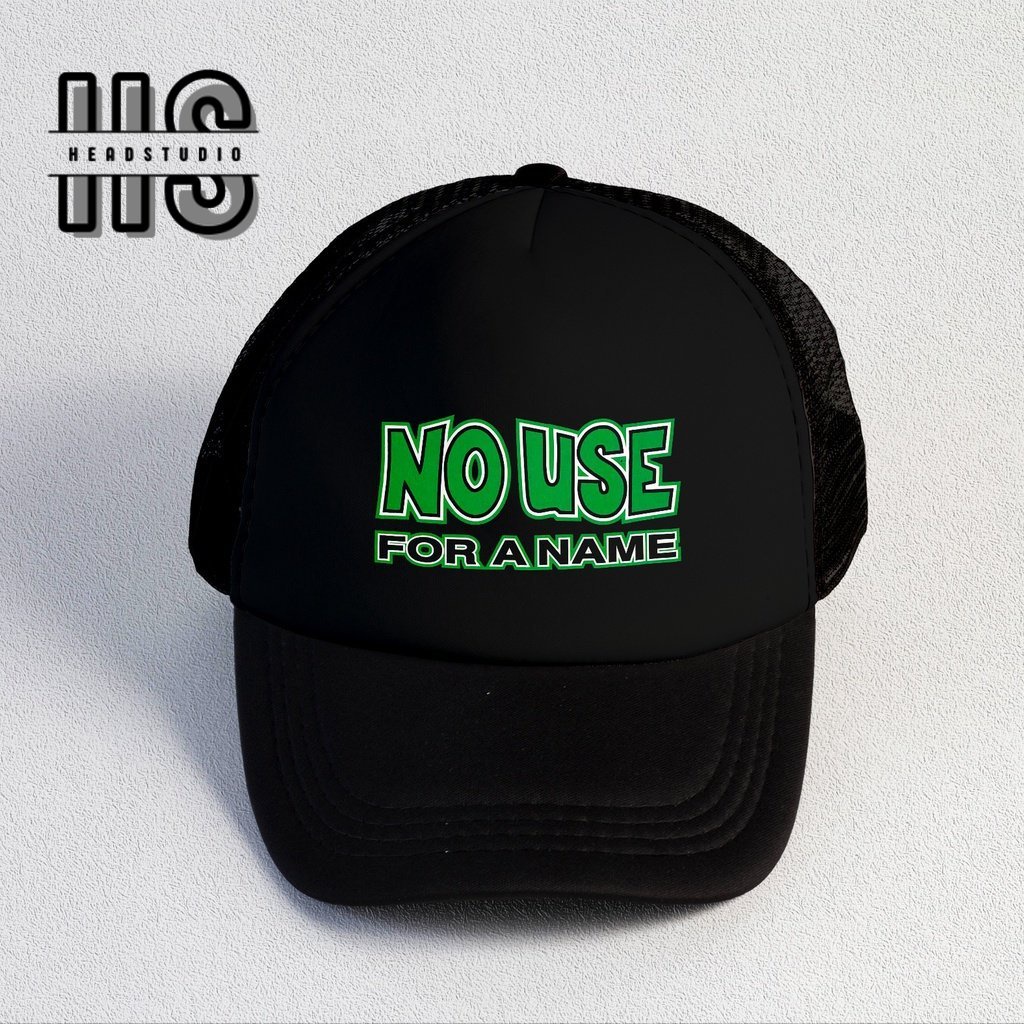 No Use For A Name | Trucker Hat Best Seller | Topi Pria | Topi | Trucker | Topi Band | Baseball | Band | Topi Jaring | Topi Sablon | Head Studio