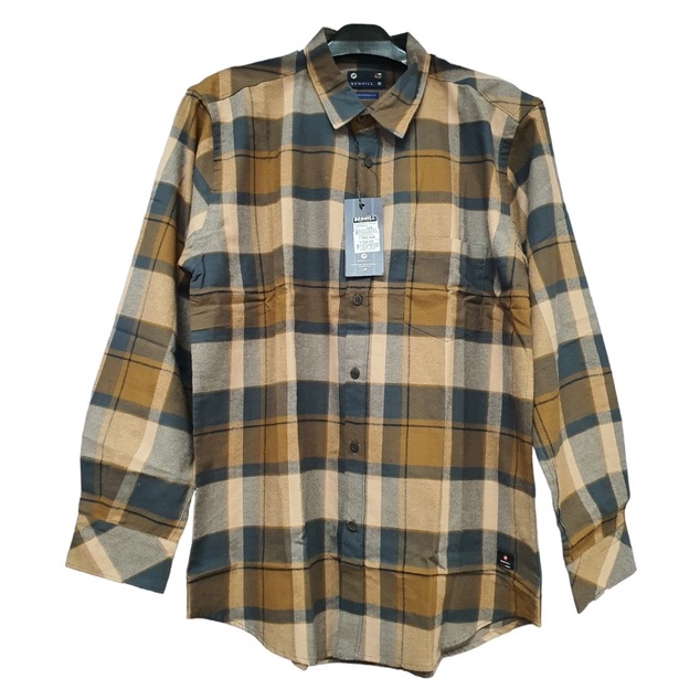 RMY Benhill Kemeja Flanel Lengan Panjang Pria