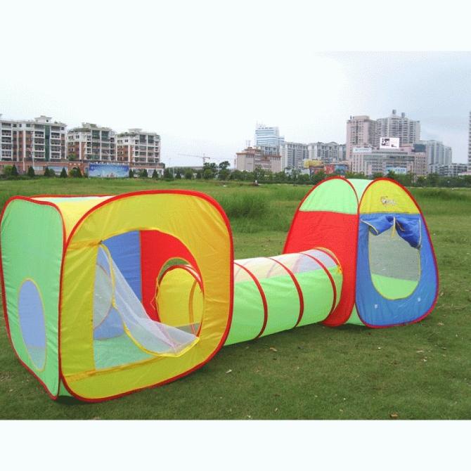 Tenda Terowongan Anak Lipat Pengantin Besar Mainan Kemah Pesta Rumah