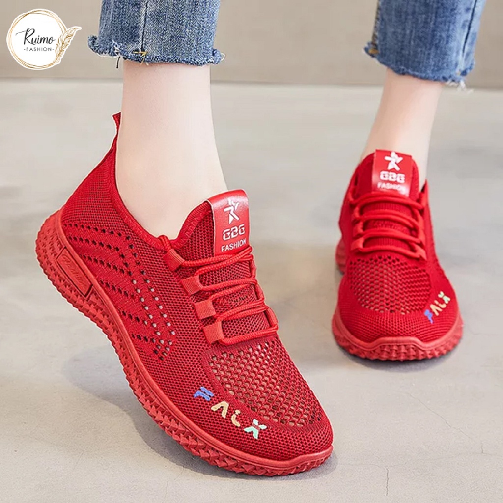 Sepatu Sneakers Wanita Casual Sneakers Trendy - F-35