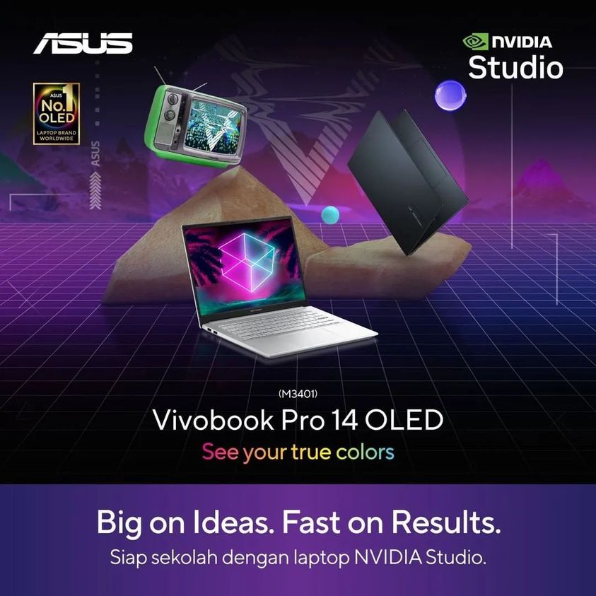 Asus VivoBook Pro 14 M3401QC-OLED758 / OLED759