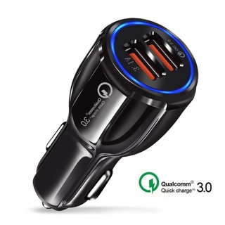 Adapter Car Charger Mobil Quick Fast Charging 3.1 2 USB BK-348 6A 12V