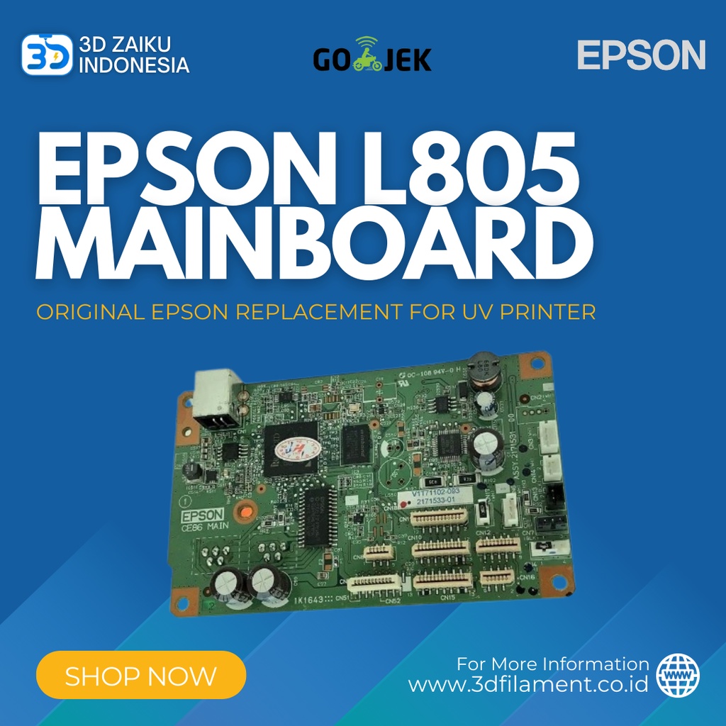 Original Epson with Wifi L805 Mainboard Replacement for UV Printer