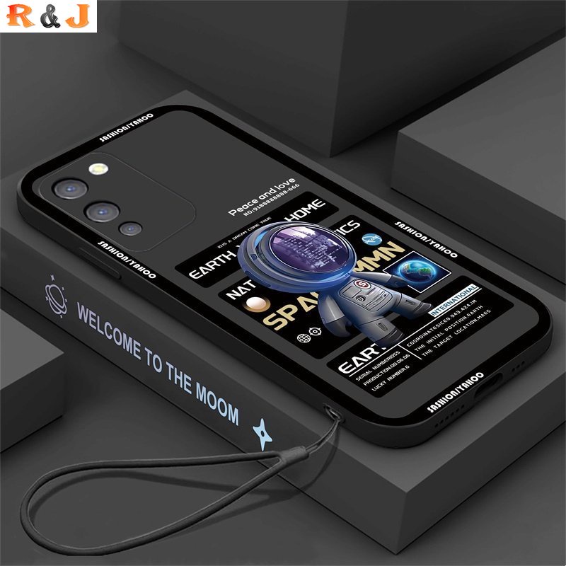 Soft Case Bahan Silikon Desain Astronot NFC Untuk Infinix Note 12 G96 Note 11 Smart 6 Smart 5 Hot 11 Play 12 10 Play 9 10S Hot 10T