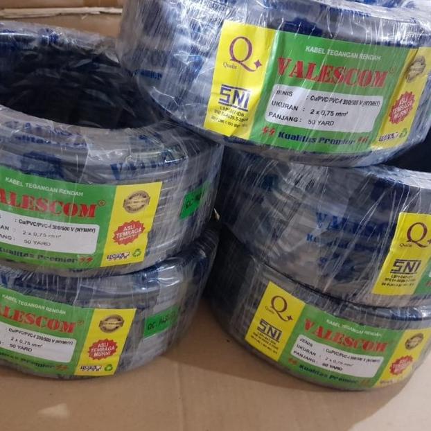 Kabel Serabut NYYHY 2x0.75 mm SNI / Kabel Serabut Hitam NYY HY 2x0,75