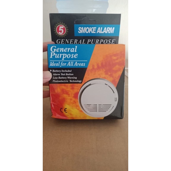 Smoke Detector Portable Pakai Battery