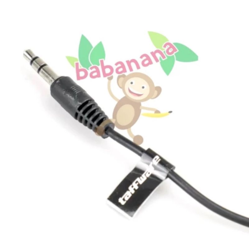 Kabel Microphone 3.5 mm aux audio jack laptop pc mic cable with clip