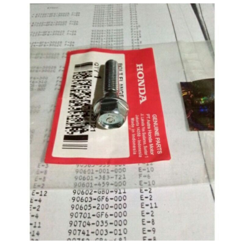 Baut shock Belakang Metic Honda Beat Genio PCX Scoopy Vario Ori AHM