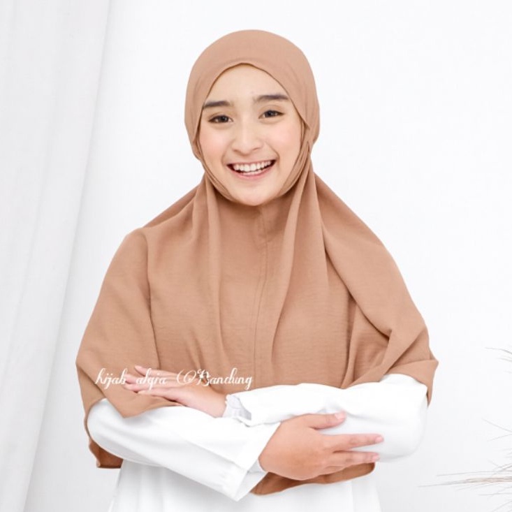 Jilbab Instan Bergo Maryam Crinkle Airflow Premium | Hijab Crinkle