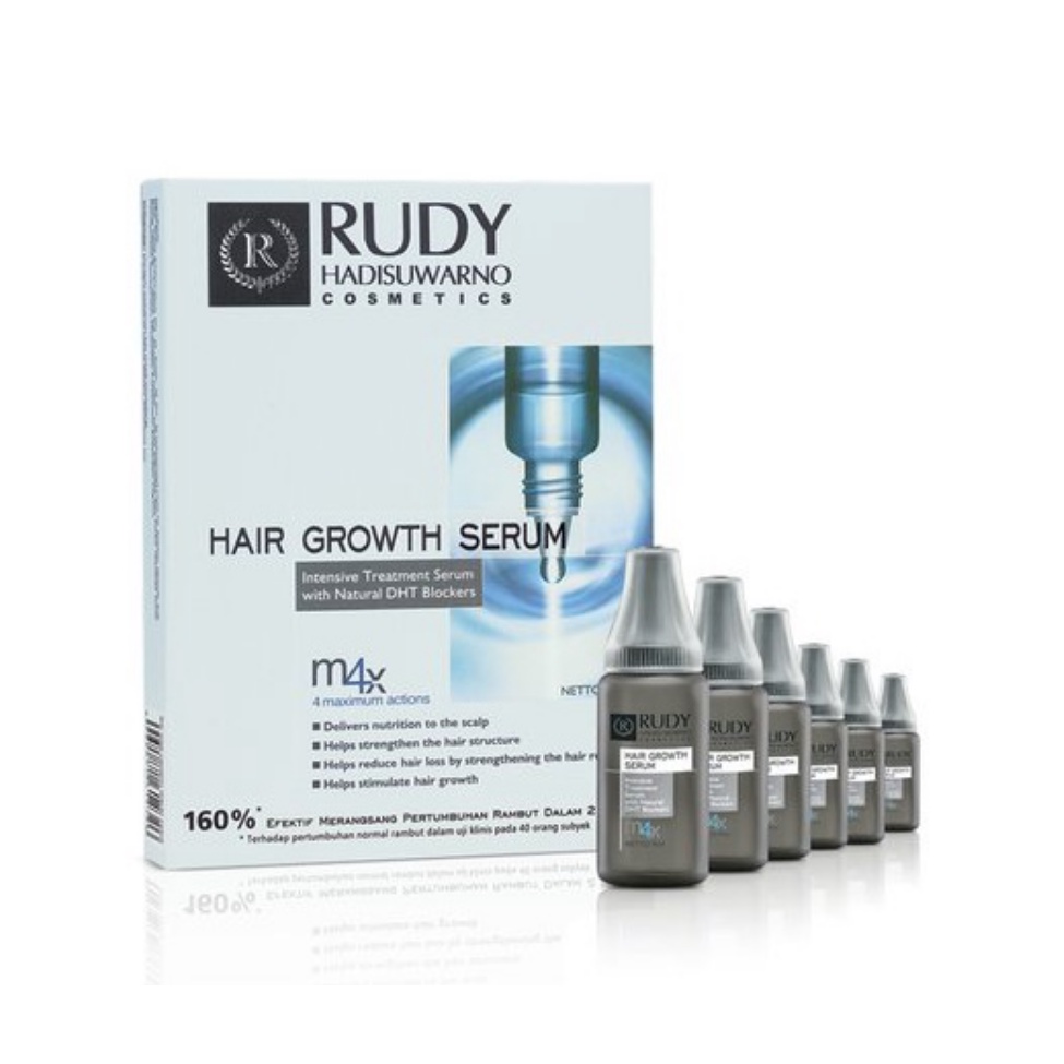 Rudy Hadisuwarno Cosmetics Hair Growth Serum 6X9ml  / Serum Penumbuh Rambut / Serum Rambut Rontok