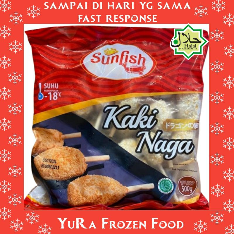 Jual SUNFISH Kaki Naga 500 Gr Shopee Indonesia