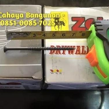 Sekrup Gypsum Skrup Gipsum ZOLO 6 x 3" Inch 3Inch Kotak Dus 7 Cm 7Cm