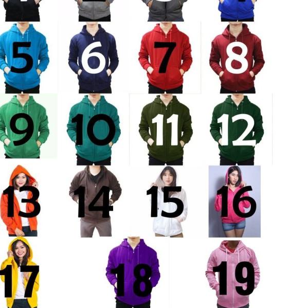 JAKET POLOS HOODIE ZIPPER HITAM RESLETING - Hitam, M