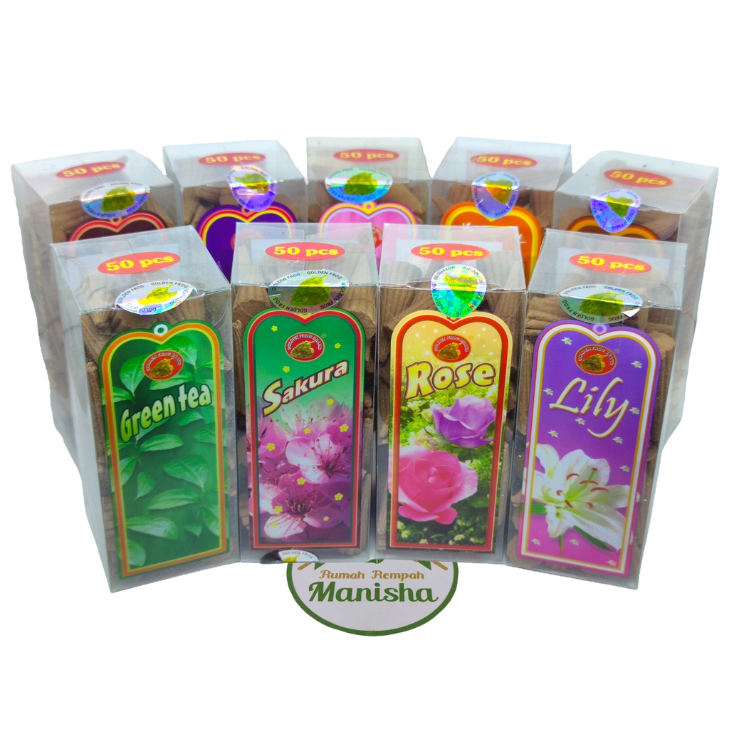 Ratus Aromaterapi Bakar Kerucut - Ratus Kerucut - Ratus Bakar - Ukup Spa isi 50 Biji