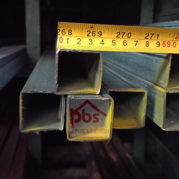 Hollow Besi / Holo HITAM 40x40 BC (35x35) (1mm 1.2mm 1.4mm 1.6mm 1.8) - 1.0 mm