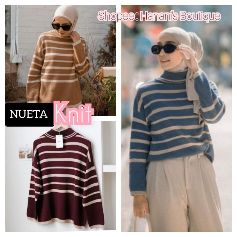 NUETA Knit Adriana Top by Hijab Nueta